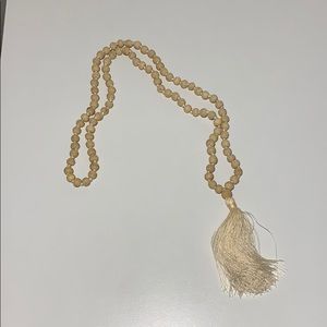 Necklace with tassel